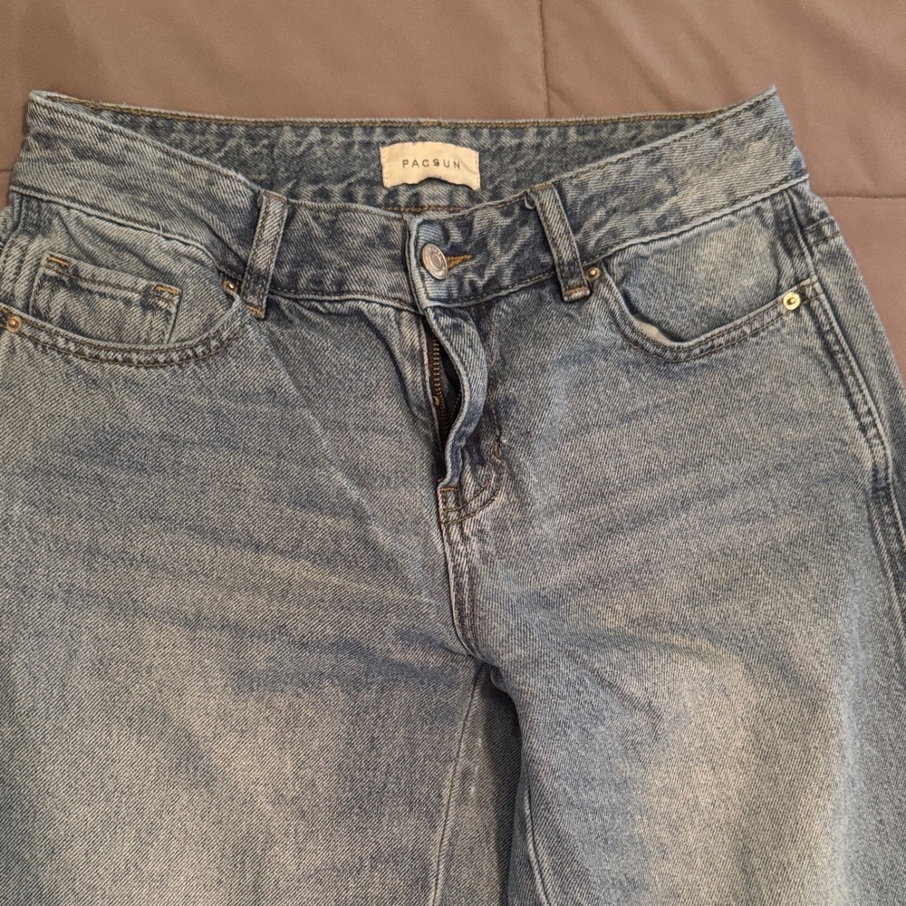 PacSun Women's Light Blue High Rise Jeans